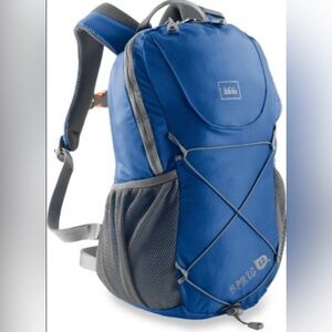 REI Sprig 12 in blue with gray straps
